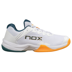 Zapatillas de pádel Nox ML10 HEXA Blanco/Albaricoque - NOX