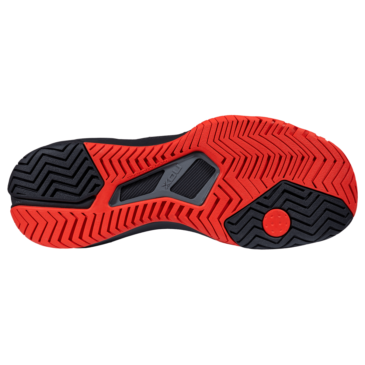 Zapatillas de Pickleball LUX HEXA Black/Molten Lava - NOXZapatillas Pickleball
