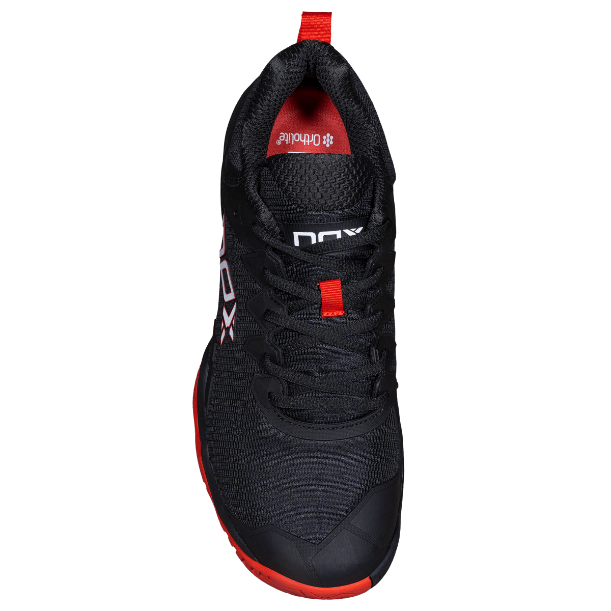 Zapatillas de Pickleball LUX HEXA Black/Molten Lava - NOXZapatillas Pickleball