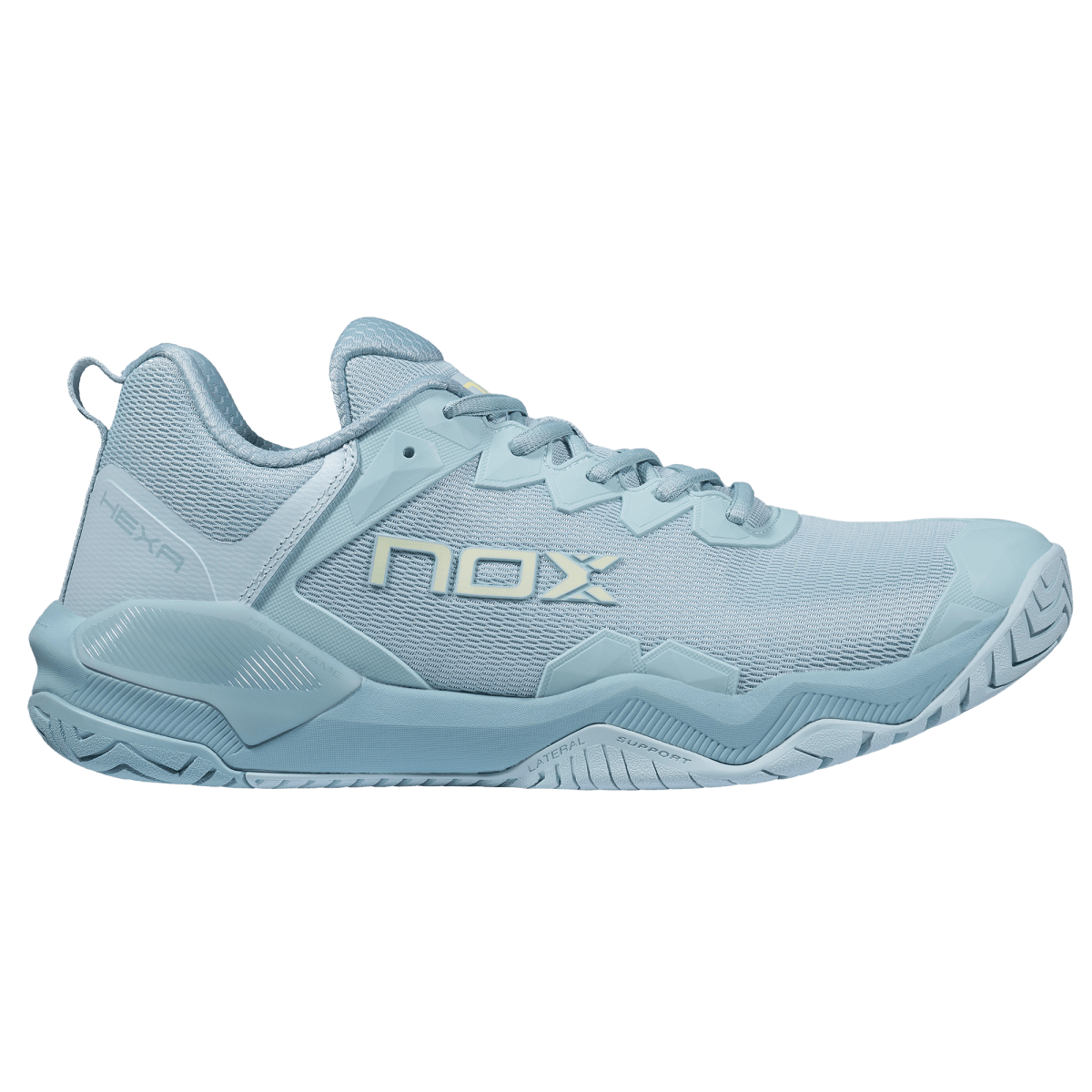 Zapatillas de Pickleball LUX HEXA Sky Blue/Grey Mist - NOXZapatillas Pickleball