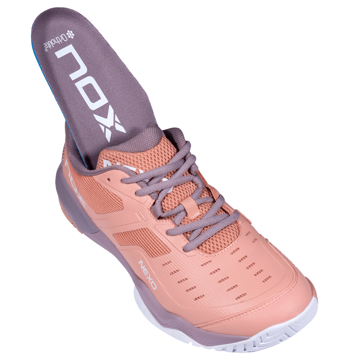 Zapatillas de Pickleball LUX NEXO Muted Clay/Eldelberry - NOXZapatillas Pickleball