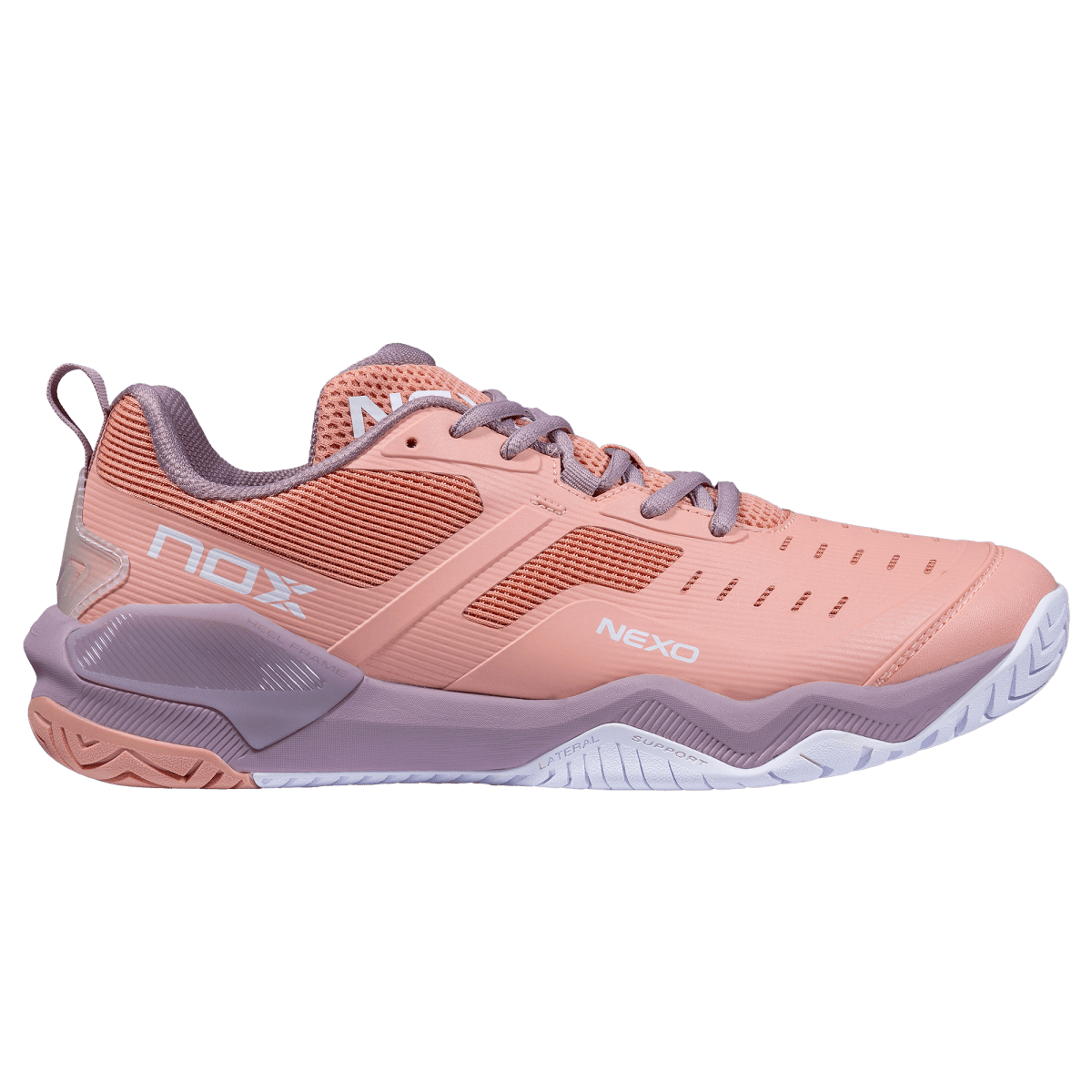 Zapatillas de Pickleball LUX NEXO Muted Clay/Eldelberry - NOXZapatillas Pickleball