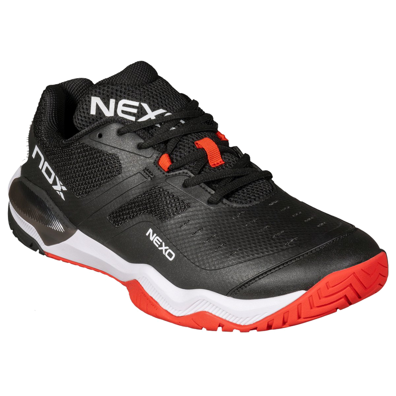 Zapatillas de Pickleball LUX NEXO Negro/Rojo Lava