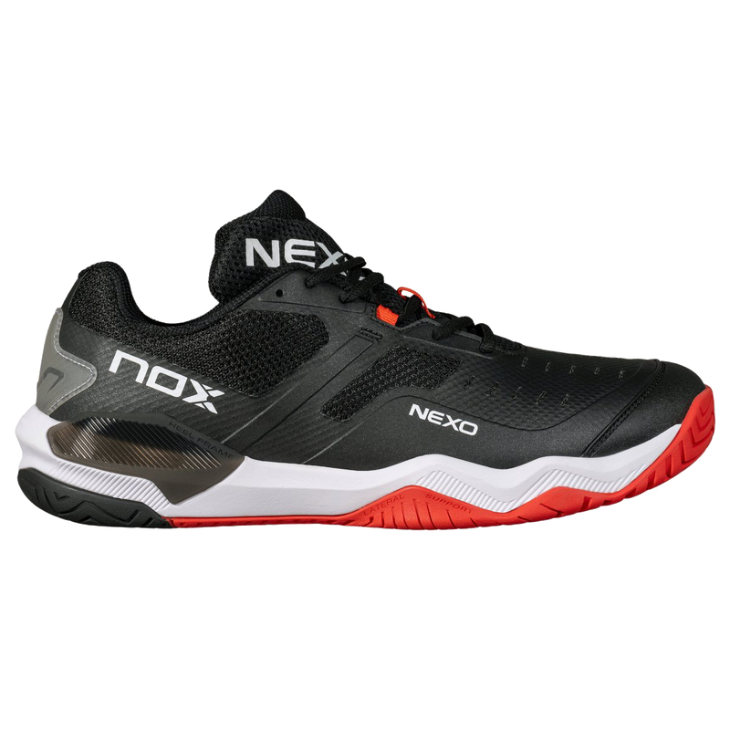 Zapatillas de Pickleball LUX NEXO Negro/Rojo Lava