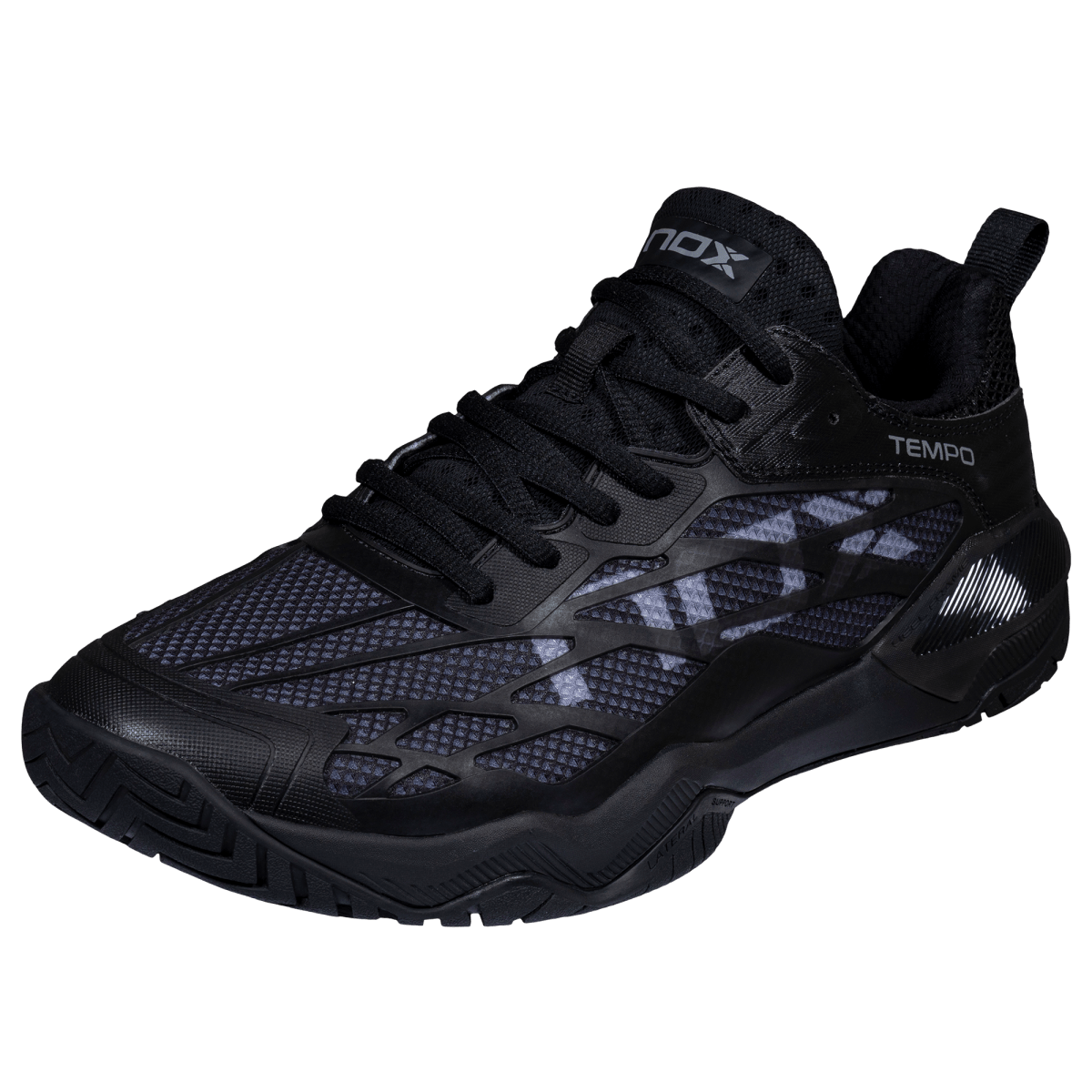 Zapatillas de Pickleball LUX TEMPO Black/Coolgrey - NOXZapatillas Pickleball