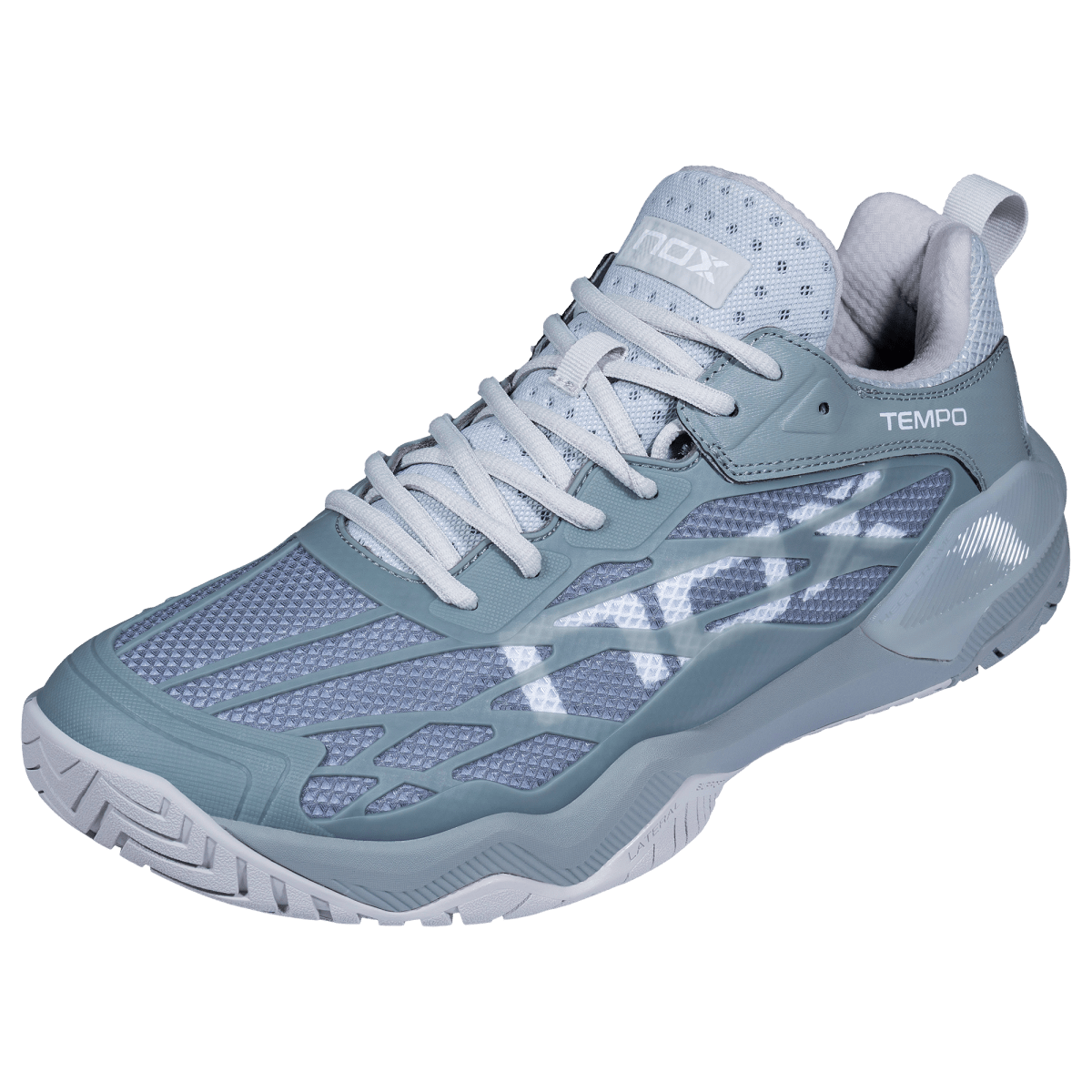 Zapatillas de Pickleball LUX TEMPO Ultimate Grey/White - NOXZapatillas Pickleball