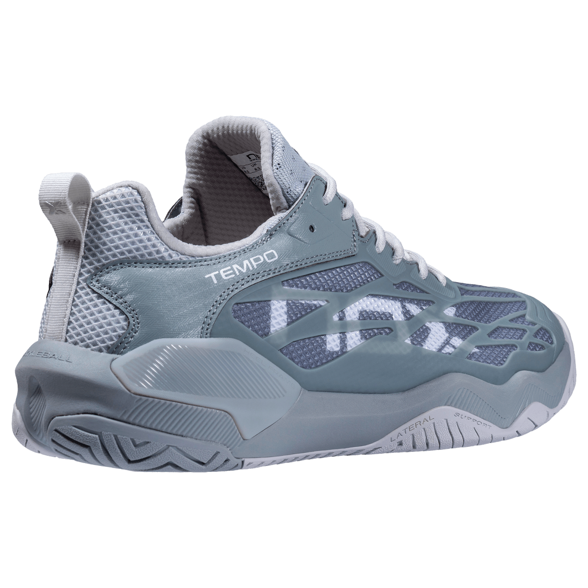 Zapatillas de Pickleball LUX TEMPO Ultimate Grey/White - NOXZapatillas Pickleball