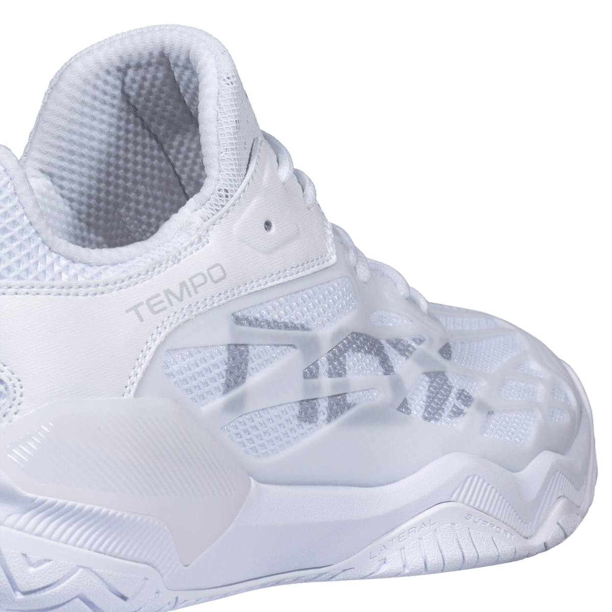 Zapatillas de Pickleball LUX TEMPO White/Violet Grey - NOXZapatillas Pickleball