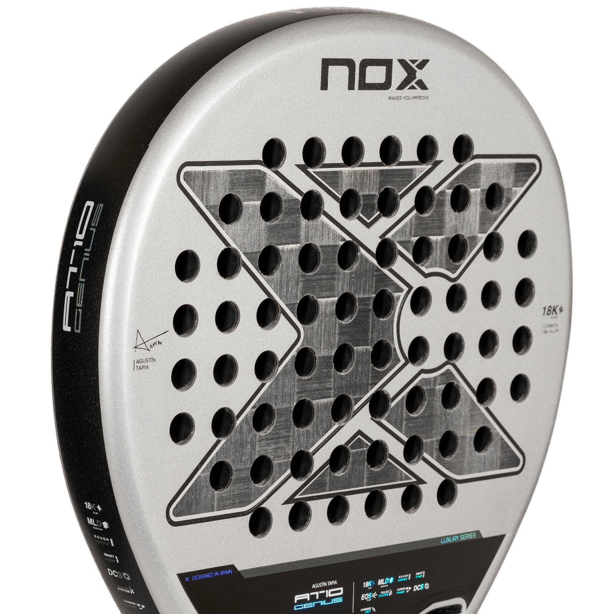 Padel racket NOX AT10 LUXURY GENIUS 18K Alum 2024