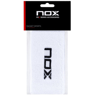 Bolsa 6 pares - Muñequeras deportivas largas NOX blanco/negro - NOX