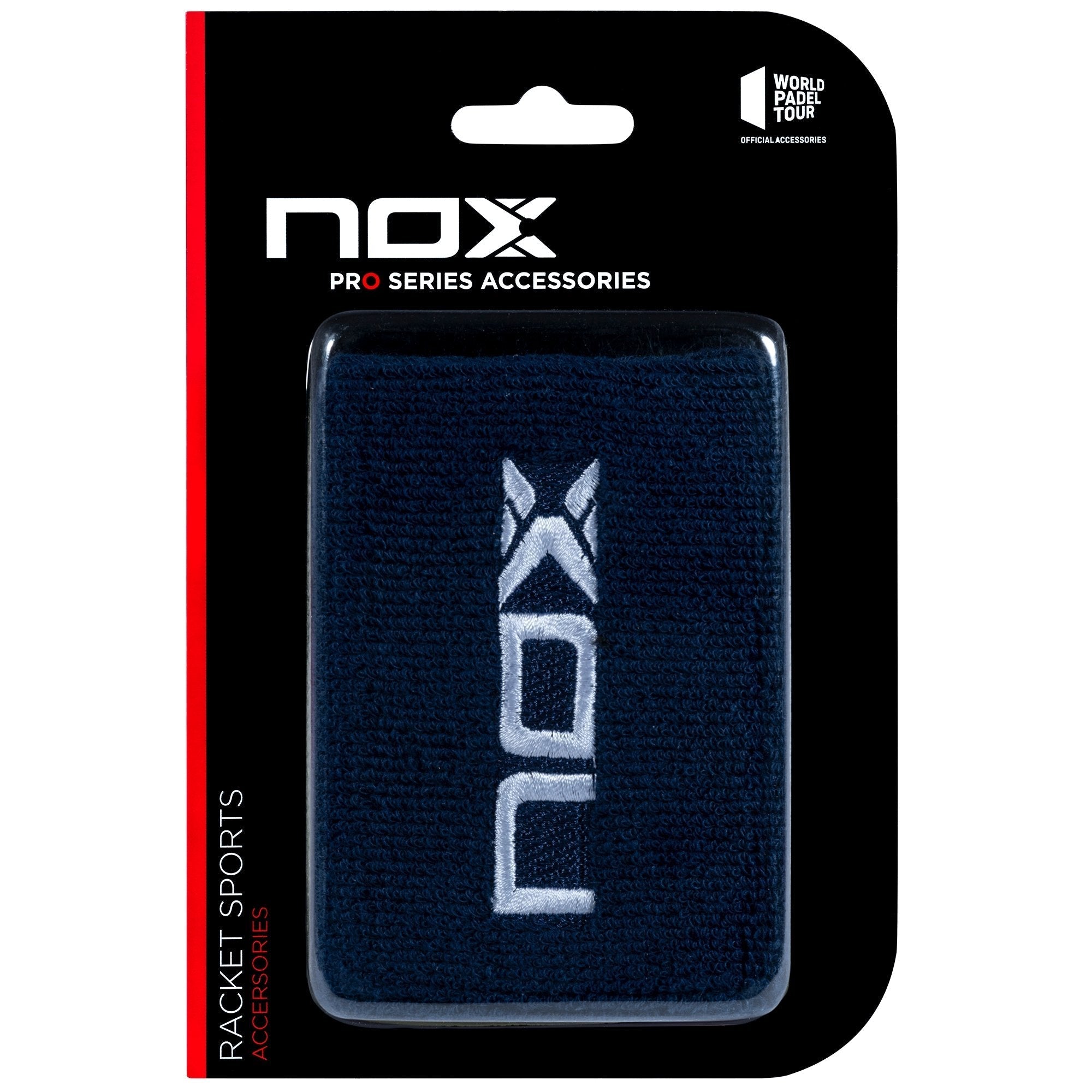 Saco 6 pares - Pulseiras NOX Sport azul-marinho/branco