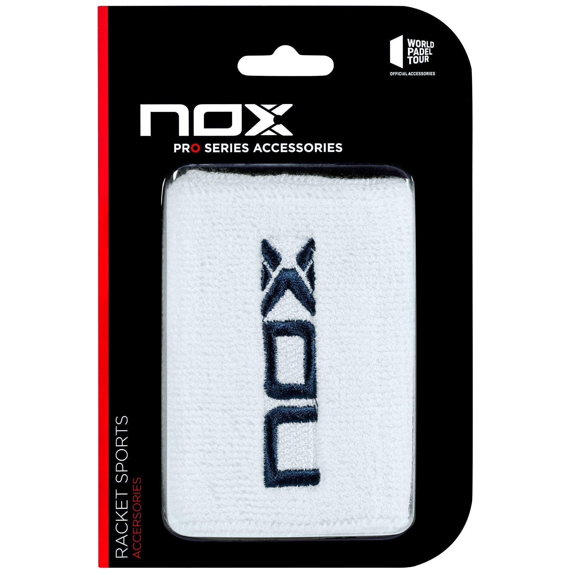 Saco 6 pares - Pulseiras NOX Sport branco/azul marinho