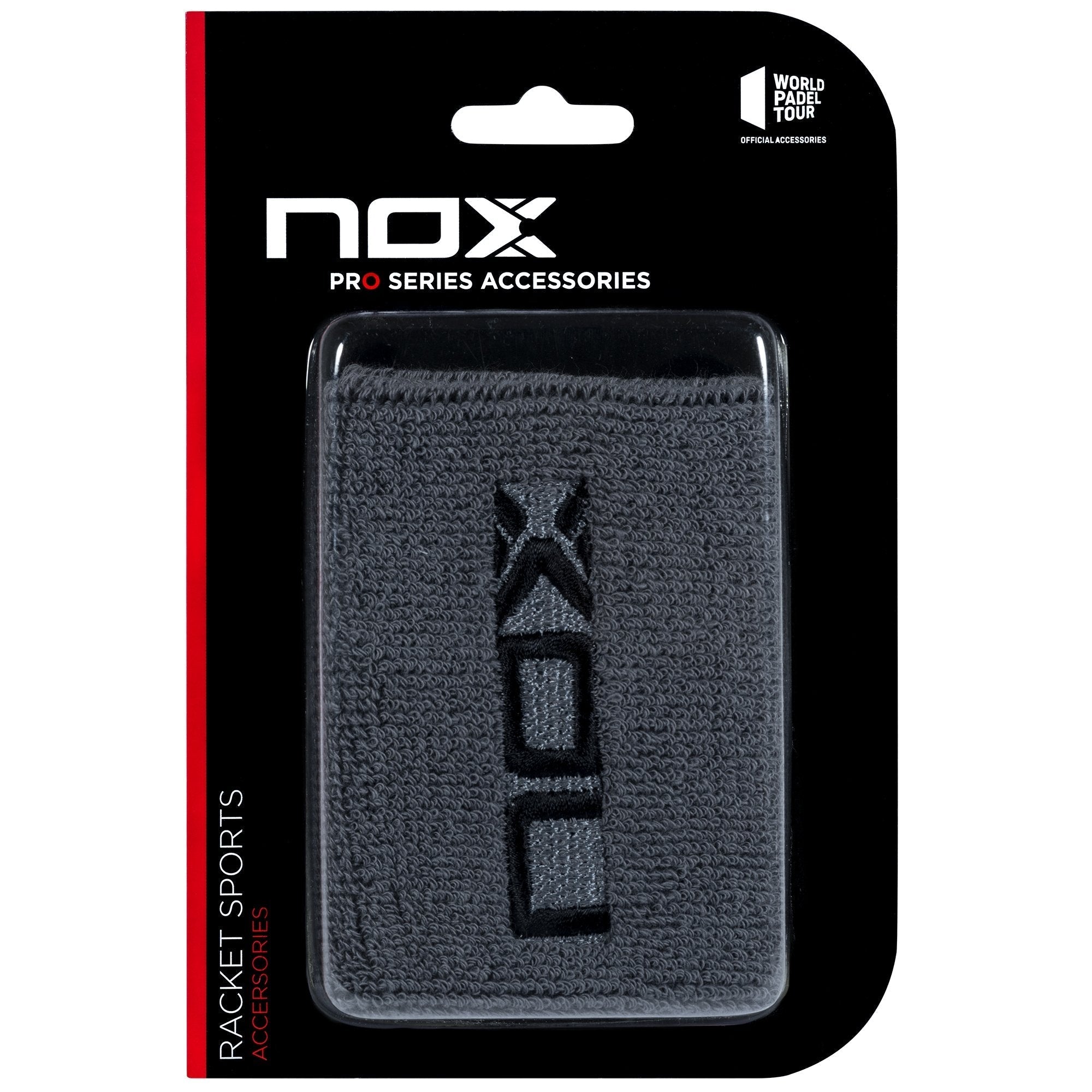 Saco 6 pares - Pulseiras desportivas NOX cinzentas/pretas