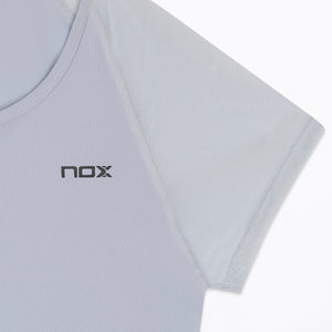 Camiseta Pádel Mujer PRO - REGULAR gris - NOX