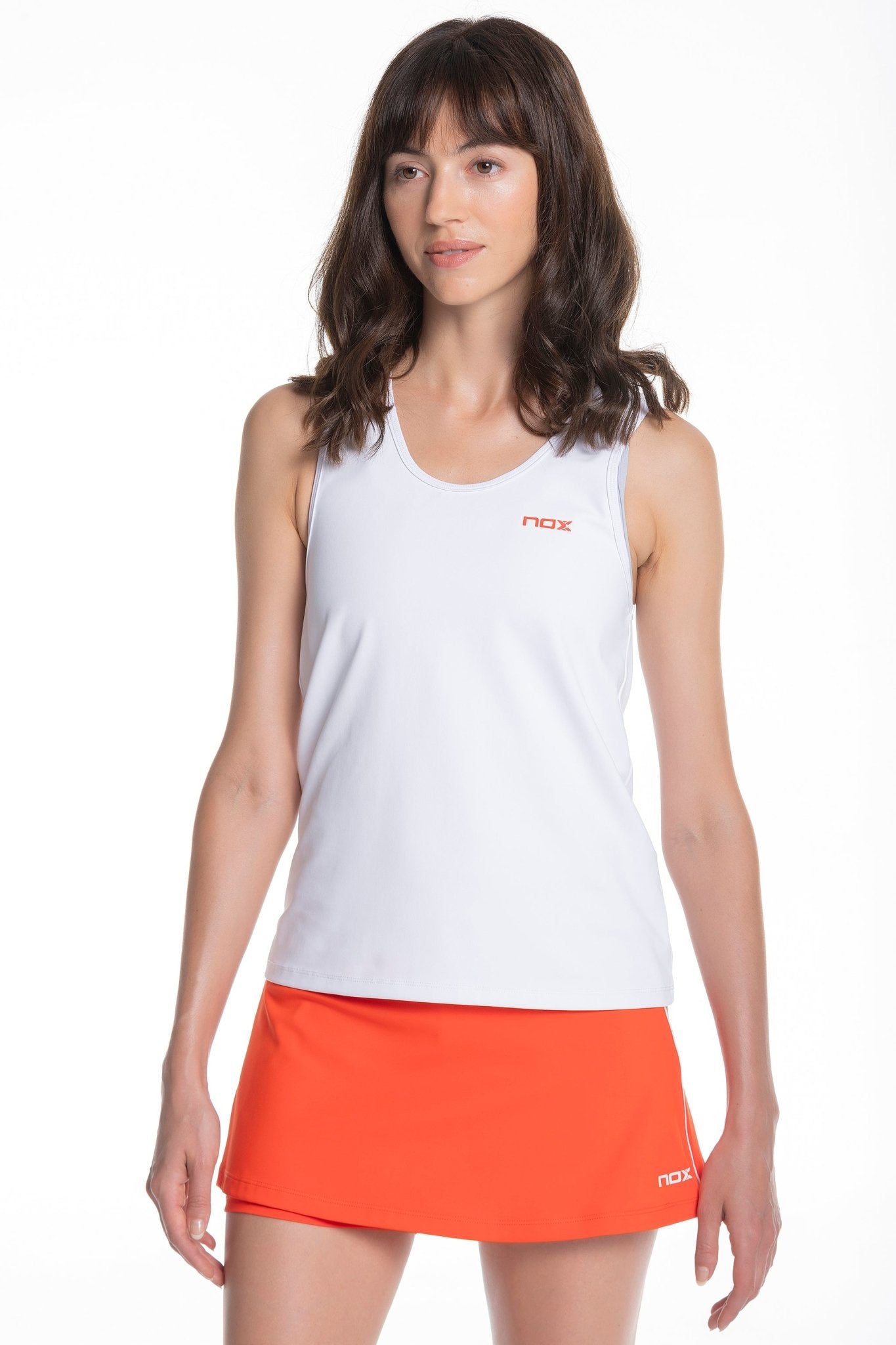 T-shirt TEAM para senhora branca