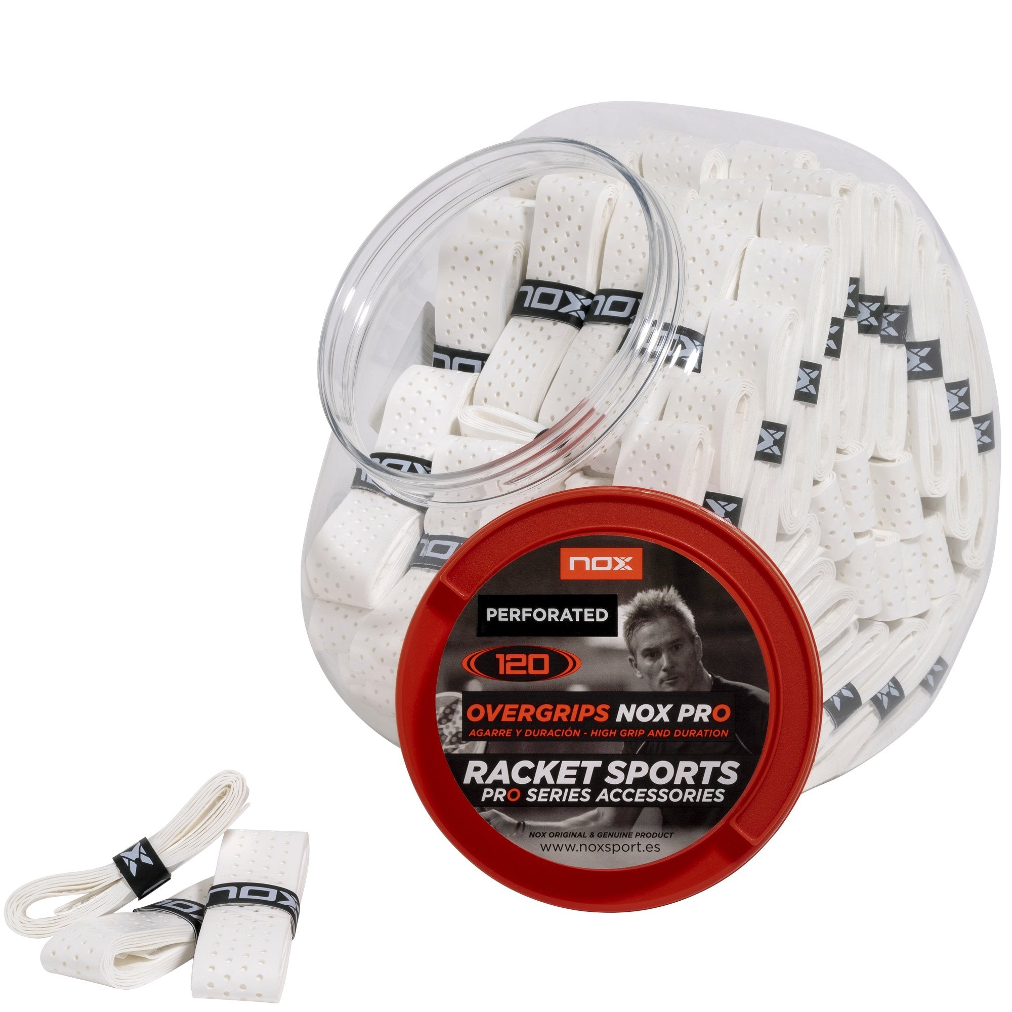 60 Overgrip Touch It PRO, Bianco - Per Chi Gioca Tanto A Tennis - Foto 1