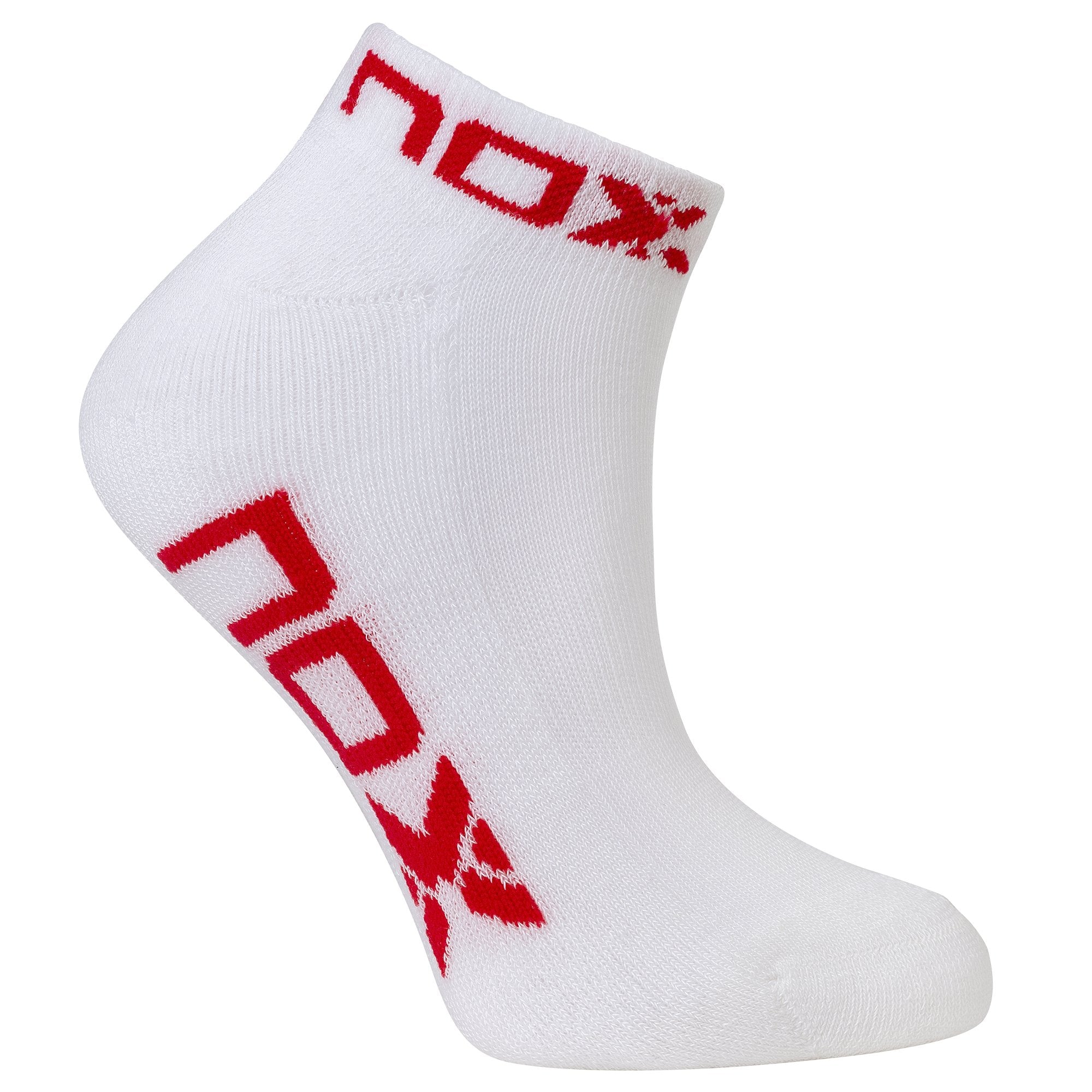 Pack chaussettes techniques CHEVILLES "pinkies" blanc/rouge