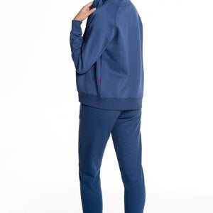 Sudadera con capucha mujer BASIC - CASUAL azul marino - NOX